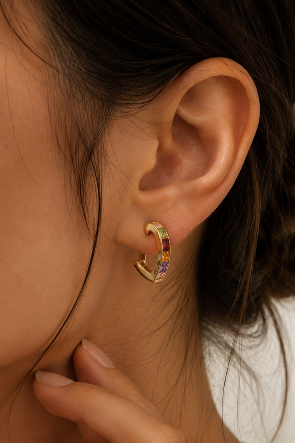 Prism Heart Earrings