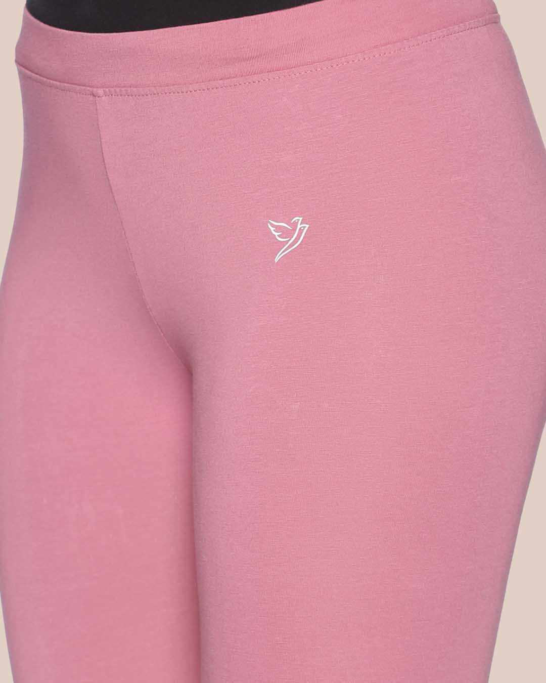 Twin Birds Ankle Legging - Pink Punch