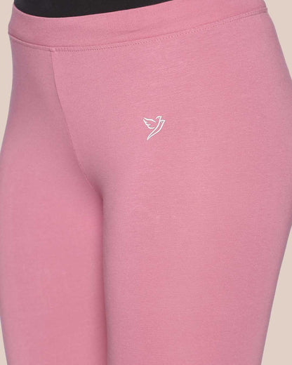 Twin Birds Ankle Legging - Pink Punch