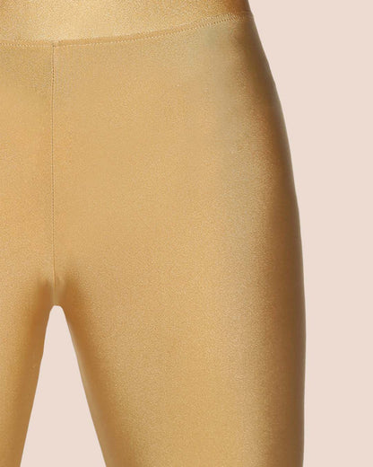 Twin Birds Shimmer Ankle Legging - Gold Mine