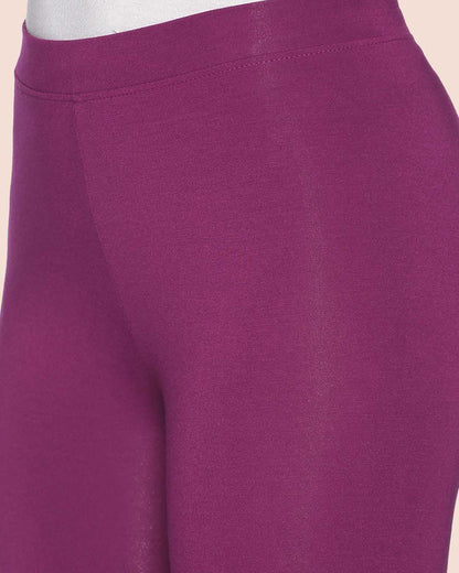 Twin Birds Ankle Legging - Rosewood