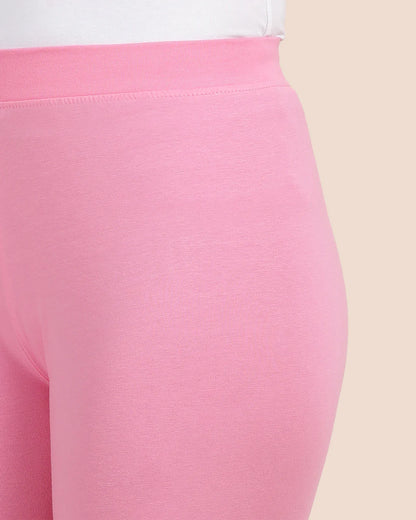 Twin Birds Ankle Legging - Cotton Candy