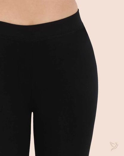 Twin Birds Ankle Legging - Black
