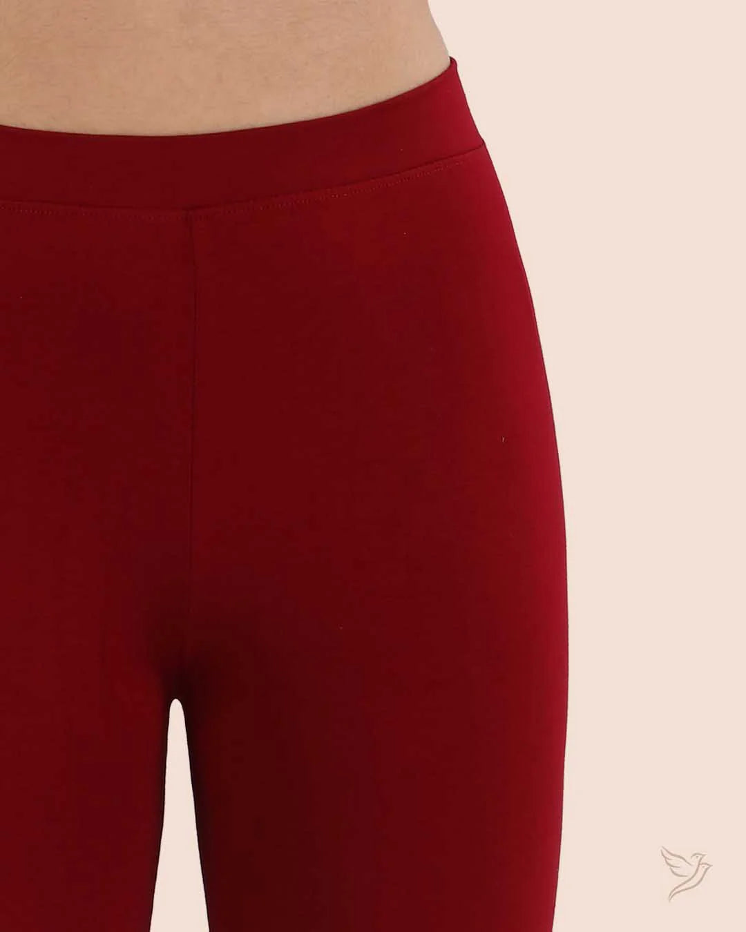 Twin Birds Ankle Legging - Cherry Berry