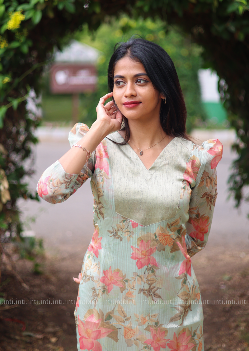 Pistachio Charm Kurti