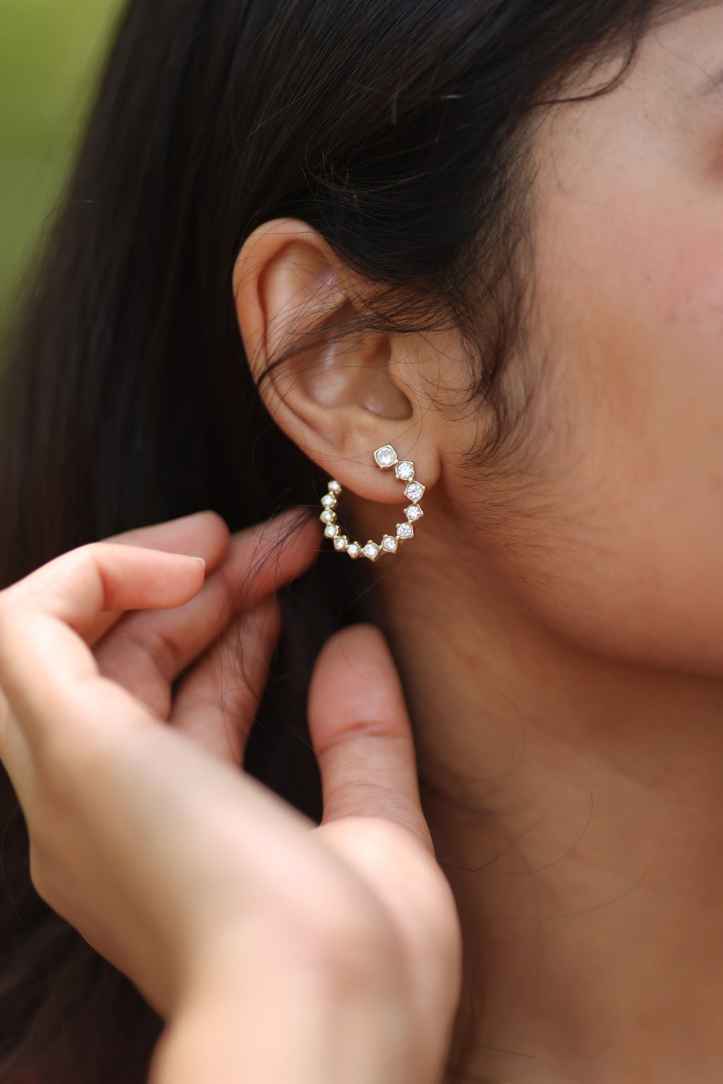 Crescent Arc Earrings