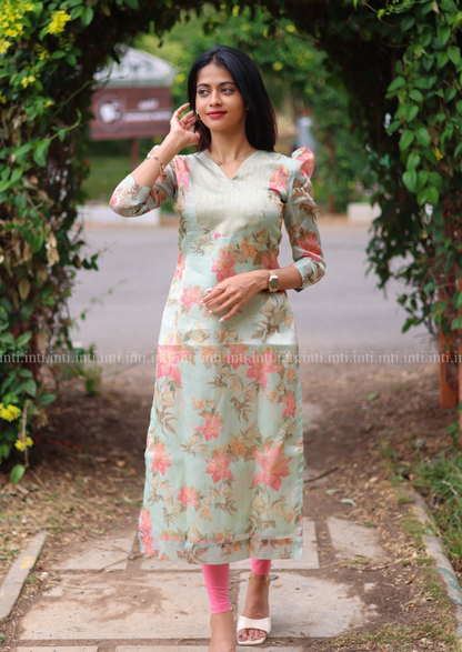 Pistachio Charm Kurti