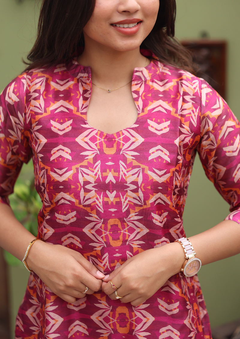 Amaranth Echo Kurti
