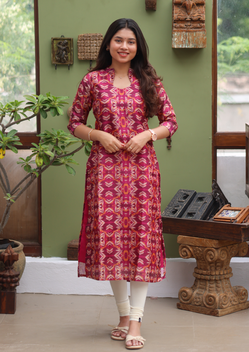Amaranth Echo Kurti