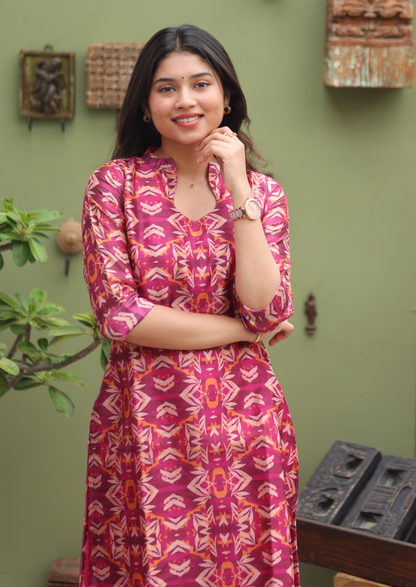 Amaranth Echo Kurti