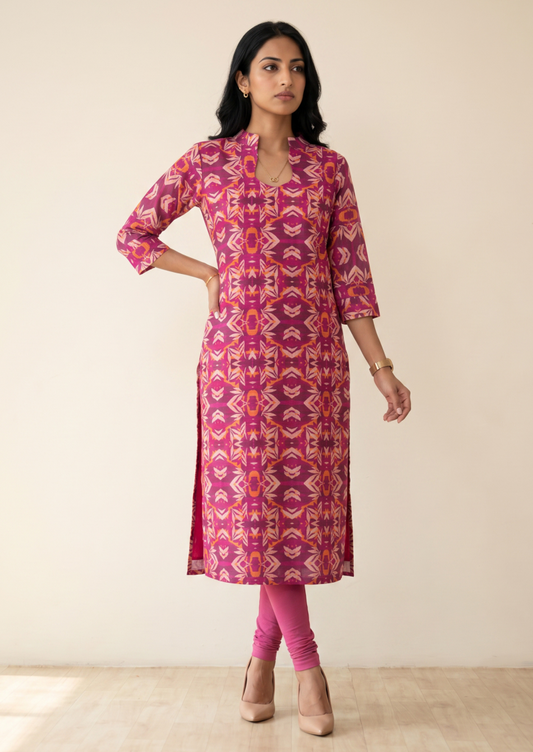 Amaranth Echo Kurti