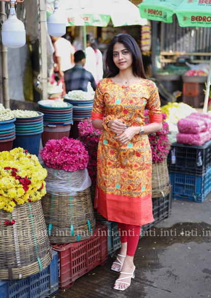 Amber Glow Kurti