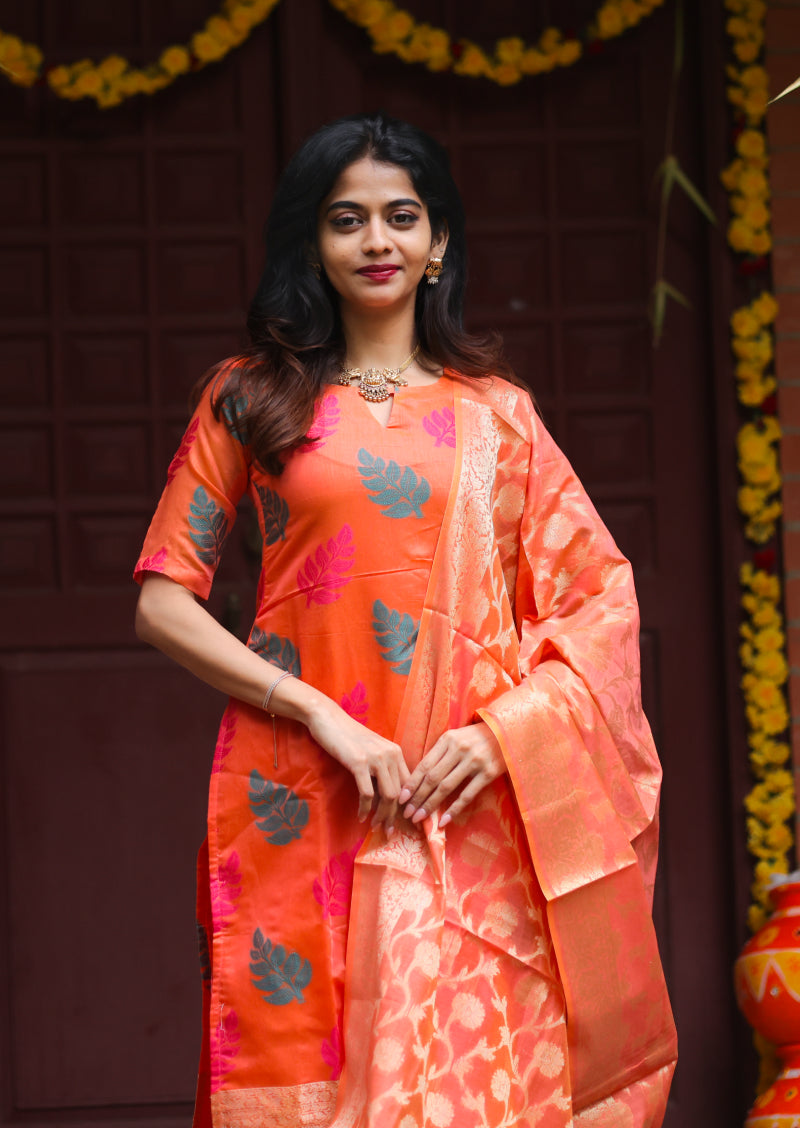 Amber Leaf Salwar Suit