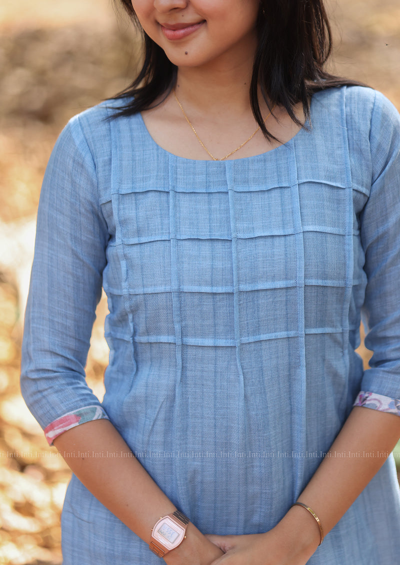 Arctic Mist Top & Dupatta Set