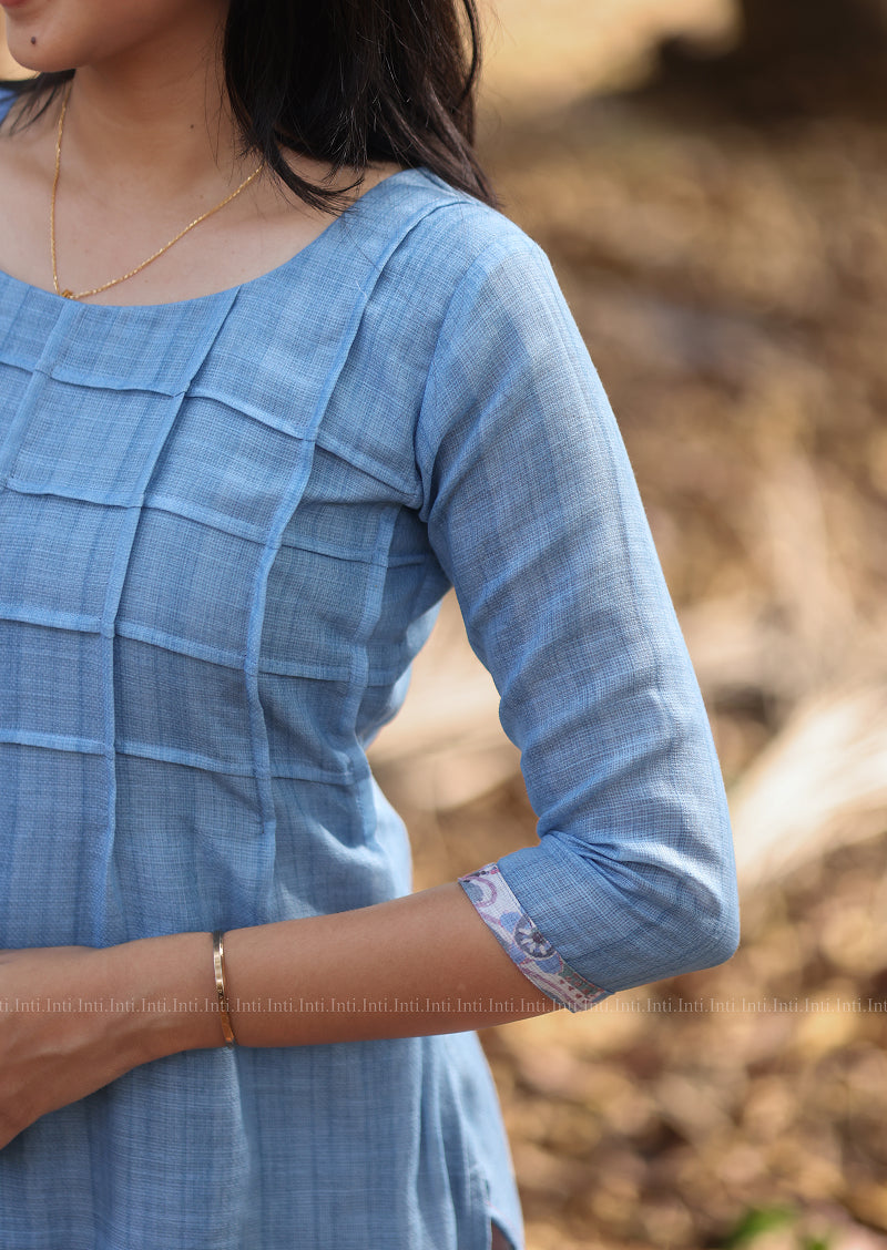 Arctic Mist Top & Dupatta Set