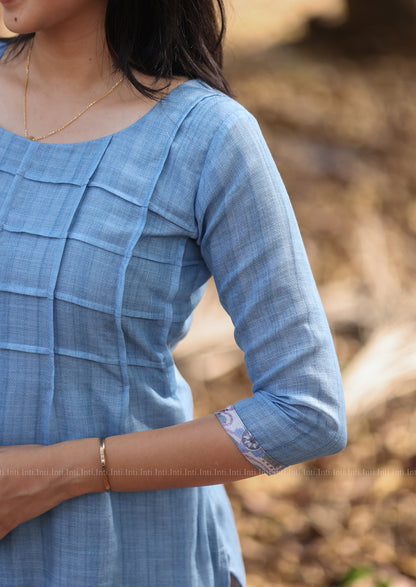 Arctic Mist Top & Dupatta Set