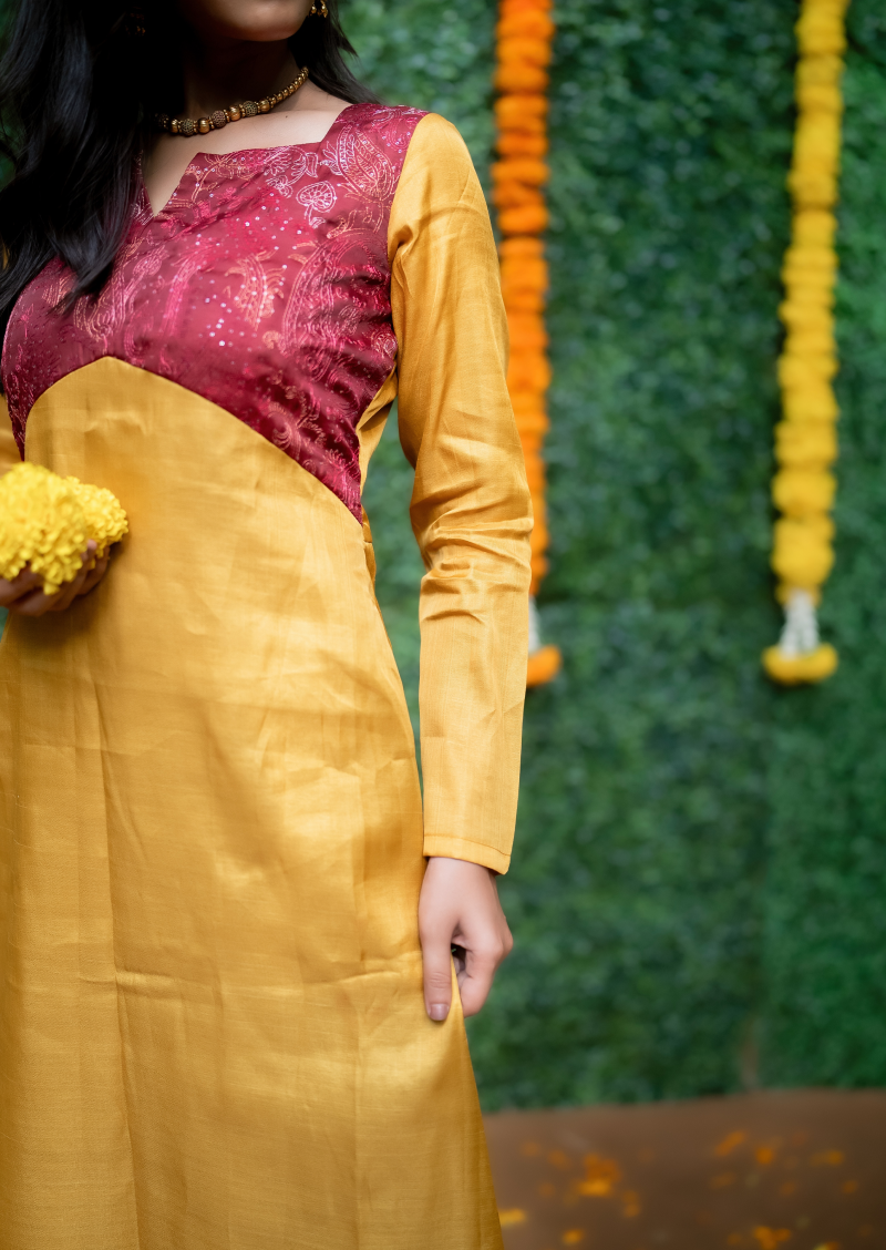 Butterscotch Bliss Aline Kurti