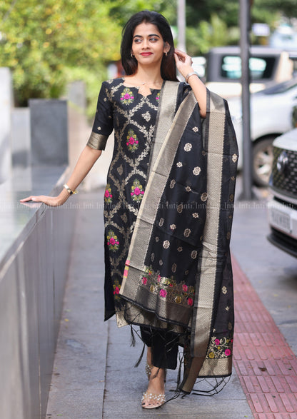 Black Aura Salwar Suit