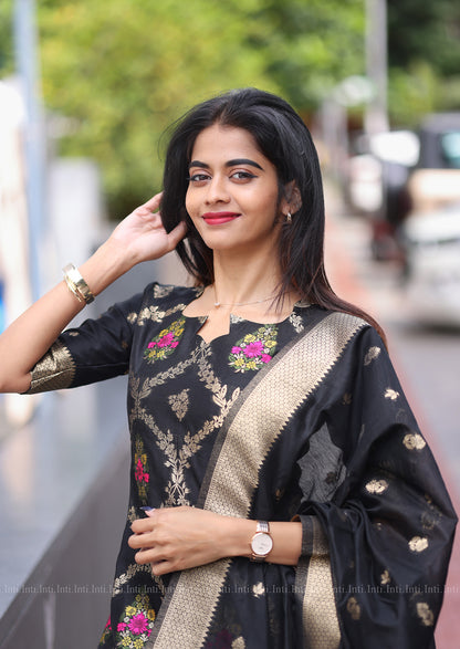 Black Aura Salwar Suit