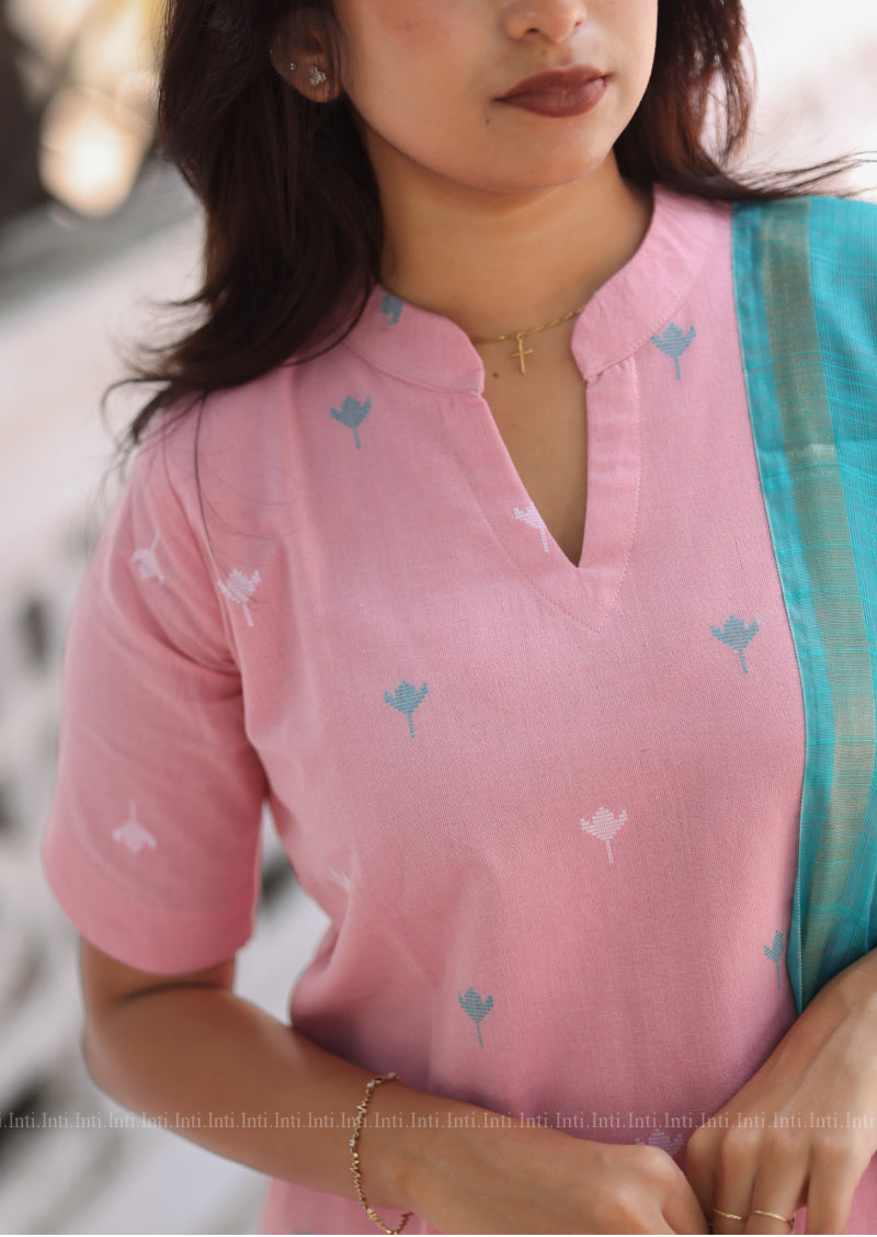 Bloomish Bud Top & Dupatta Set