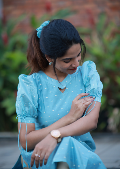 Blue Lagoon Kurti