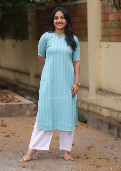 Blue Rhythm Top & Pant Set