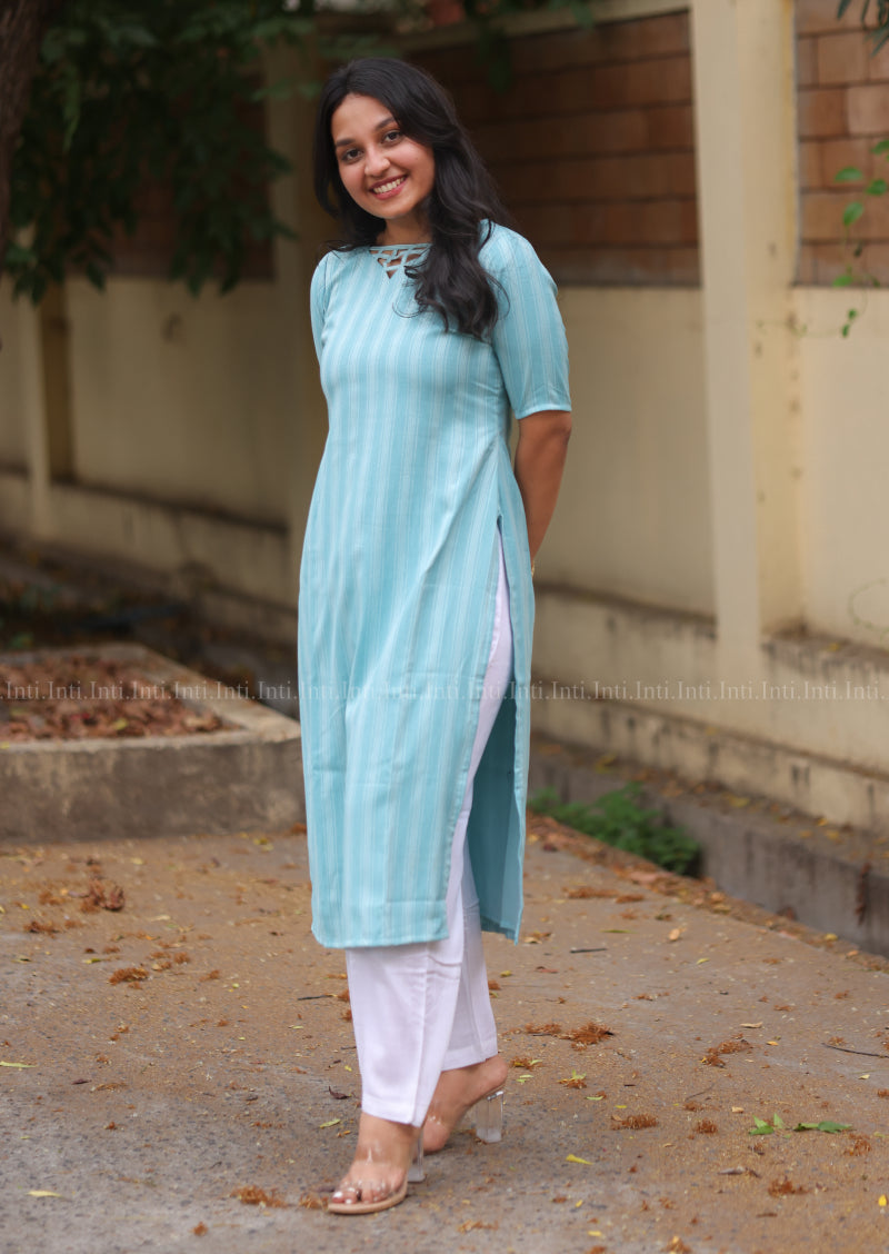 Blue Rhythm Top & Pant Set
