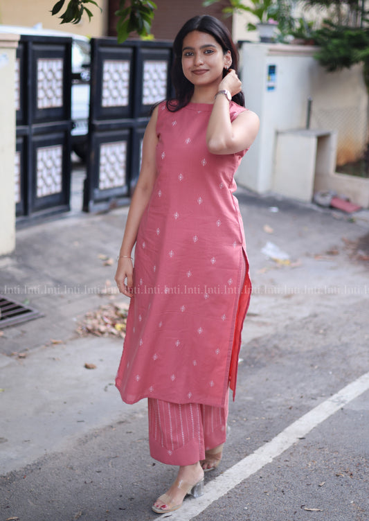 Blume Pink Top & Pant Set