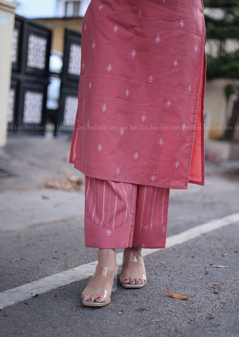 Blume Pink Top & Pant Set