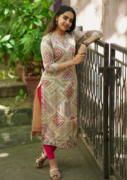 Boho Slit Kurti