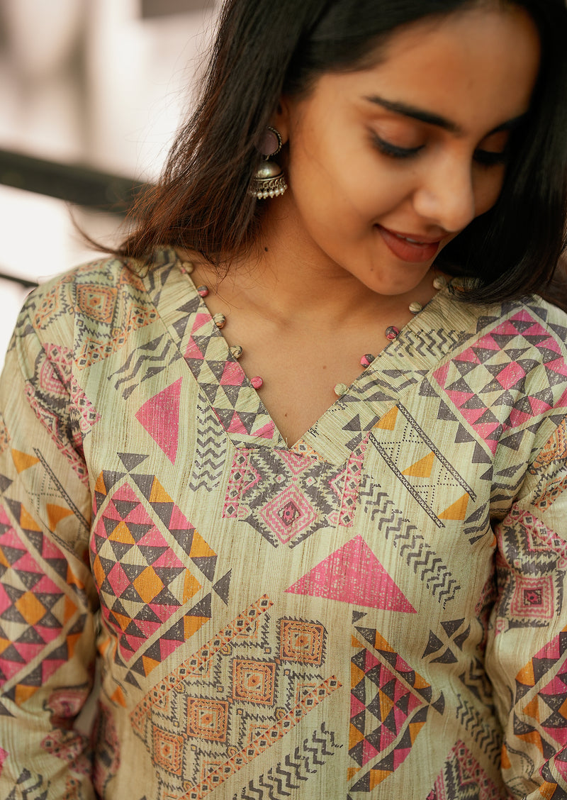 Boho Slit Kurti