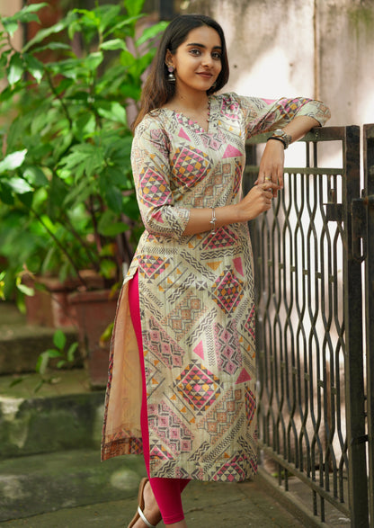 Boho Slit Kurti