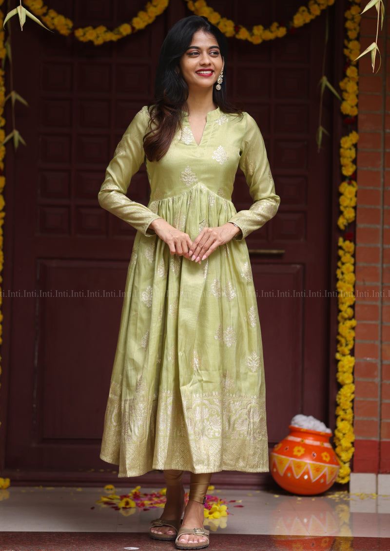 Botanic Leafstone Kurti