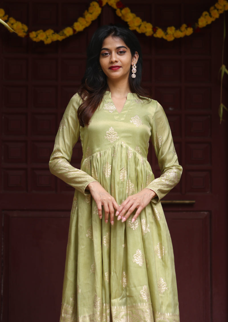 Botanic Leafstone Kurti