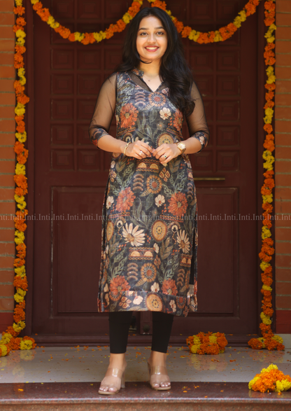 Botanica Noir Kurti