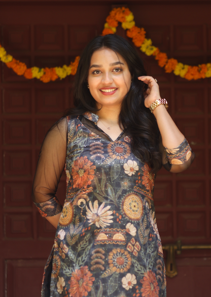 Botanica Noir Kurti