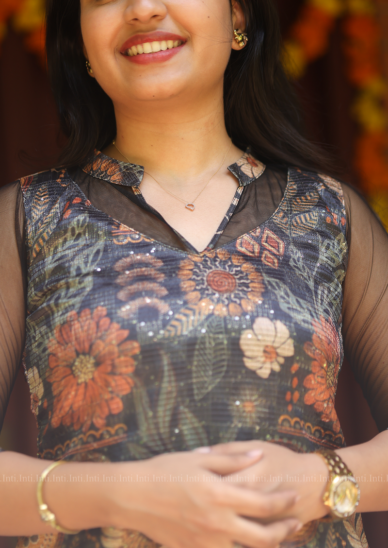 Botanica Noir Kurti