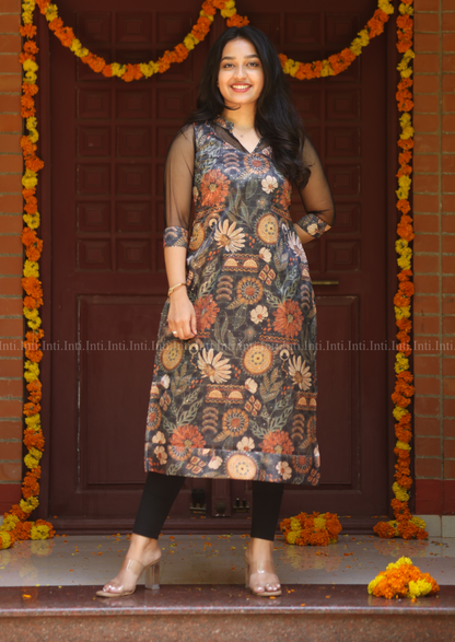 Botanica Noir Kurti