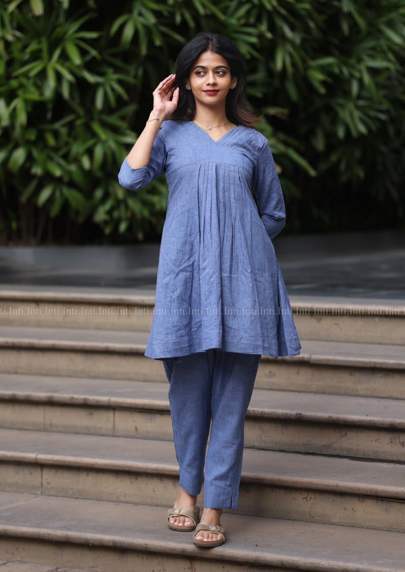 Breezy Blue Short Top & Pant