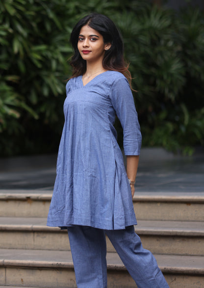 Breezy Blue Short Top & Pant