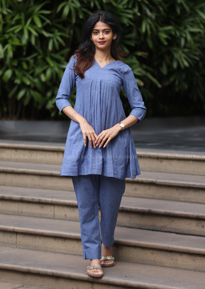 Breezy Blue Short Top & Pant