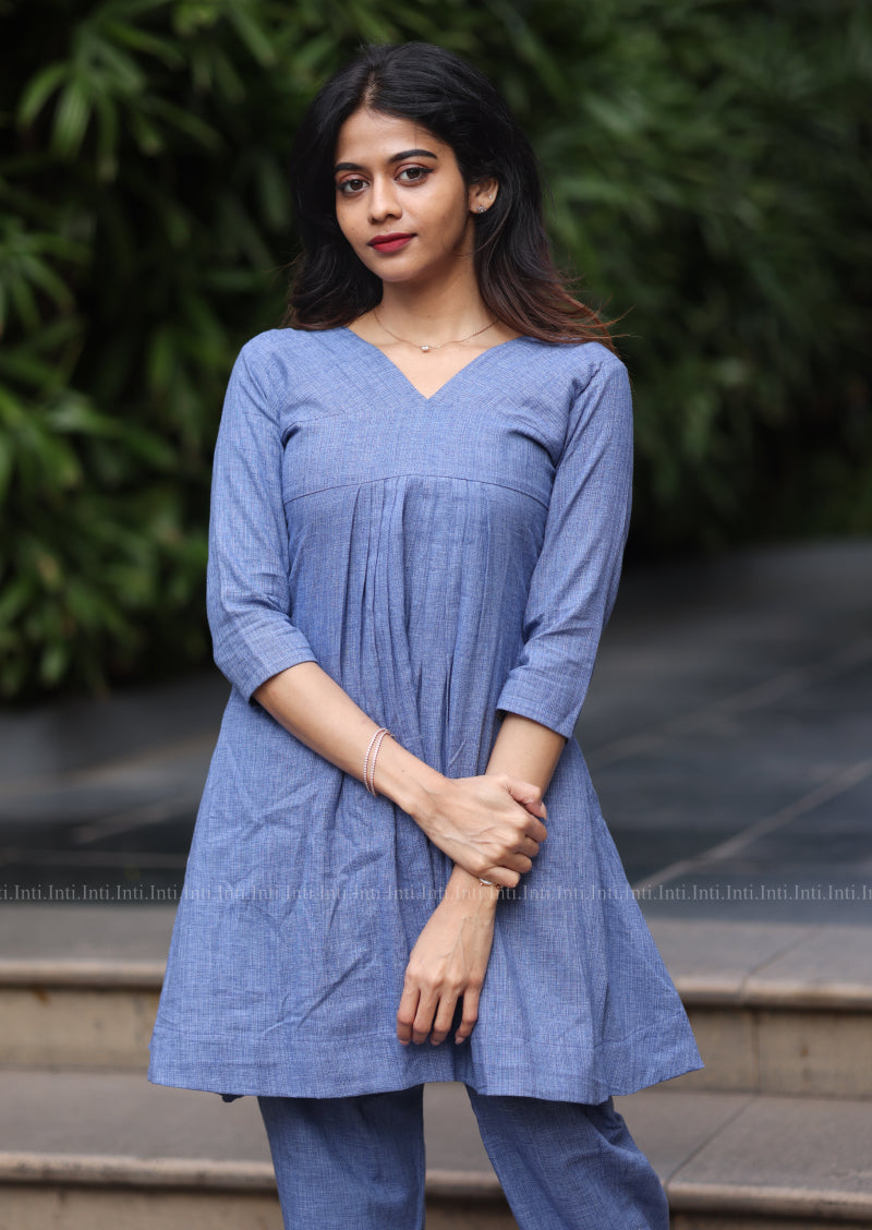 Breezy Blue Short Top & Pant