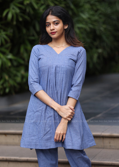 Breezy Blue Short Top & Pant
