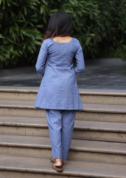 Breezy Blue Short Top & Pant