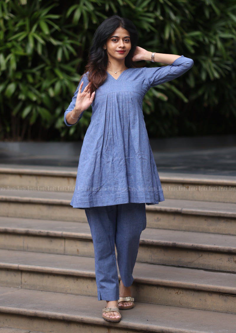 Breezy Blue Short Top & Pant