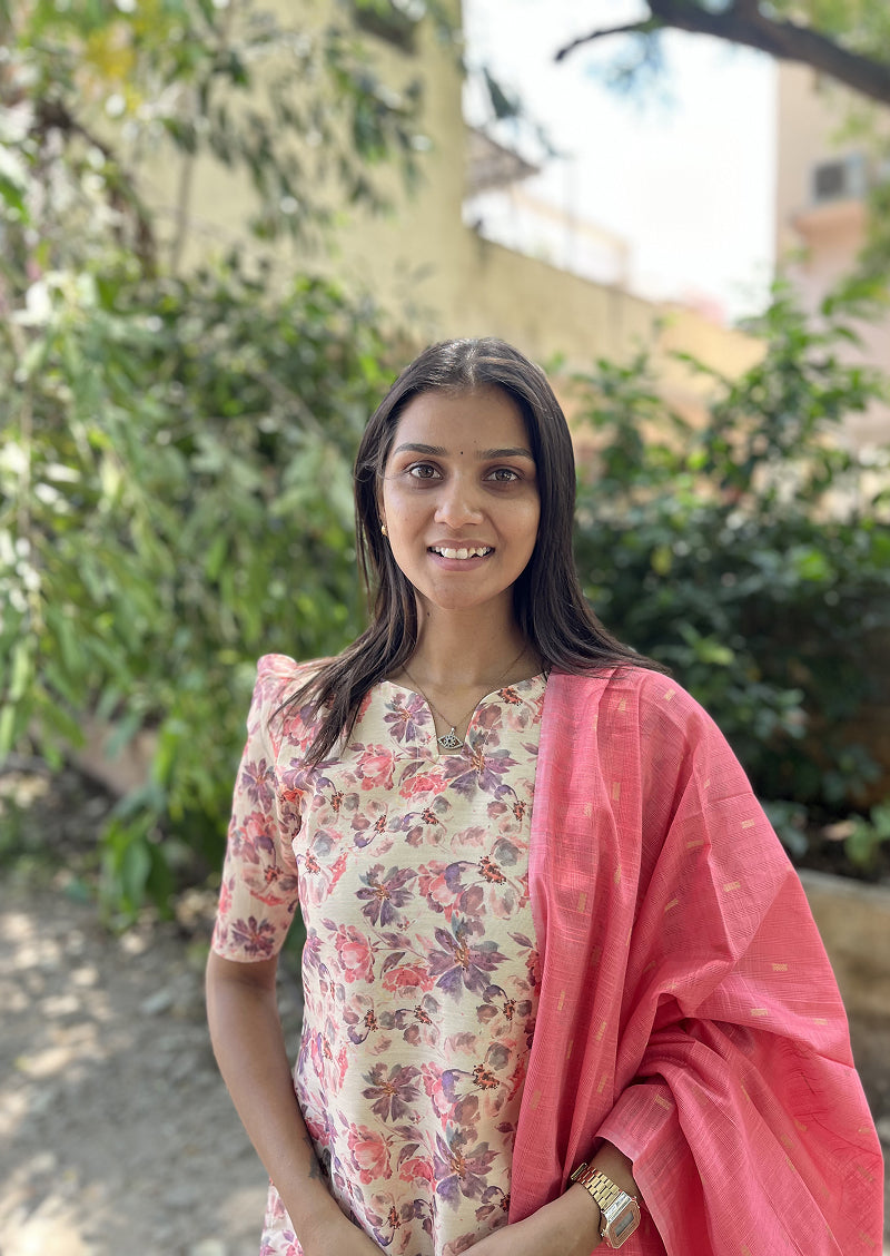 Cherry Blossom Top & Dupatta Set