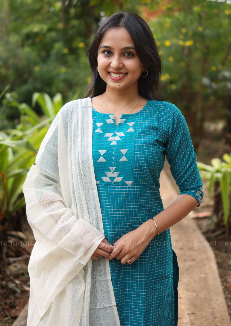 Caspian Haven Top & Dupatta Set