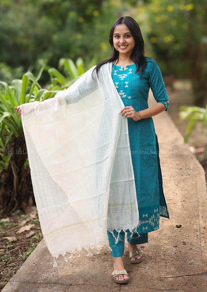 Caspian Haven Top & Dupatta Set