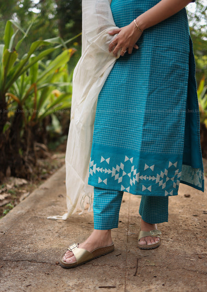Caspian Haven Top & Dupatta Set