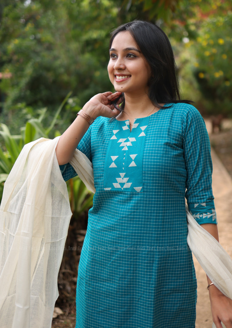 Caspian Haven Top & Dupatta Set